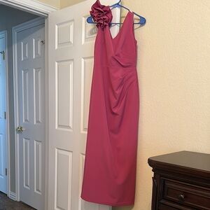 Elegant Pink Sleeveless Dress